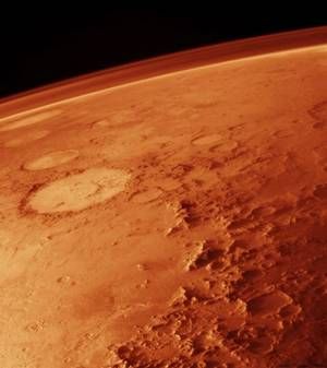 Atmosphere of Mars taken from low orbit ... #Mars #SolarSystem #Space #Exploration