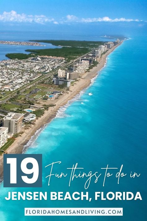 Discover the ultimate guide to an incredible getaway in Jensen Beach, Florida! Immerse yourself in the beauty of this coastal hideaway and experience 19 fun-filled activities that will leave you craving for more. From sun-soaked beaches to thrilling water sports, there's something for everyone in Jensen Beach. Unleash your inner adventurer, create lasting memories, and explore the vibrant local culture. Jensen Beach Florida, Florida Travel Destinations, Jensen Beach, Moving To Florida, Romantic Getaway, Unforgettable Memories, Florida Vacation, Florida Travel, Water Activities