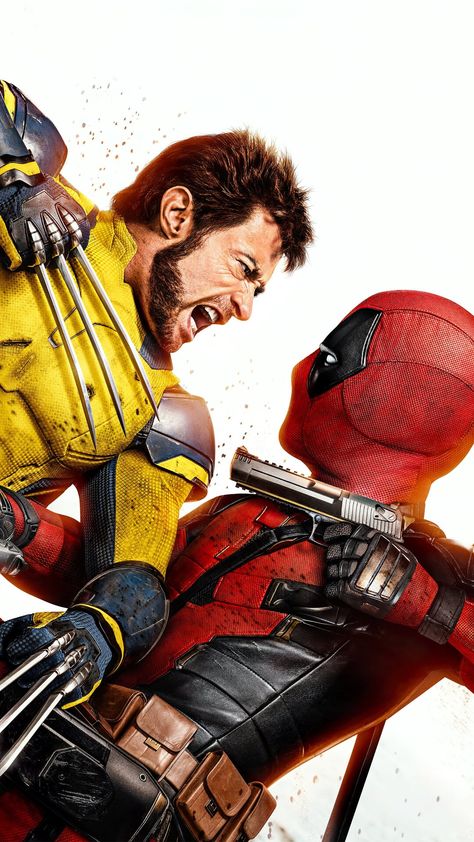 Deadpool And Wolverine 5k 2024 Wolverine Poster, Wolverine Movie, Deadpool Movie, Deadpool And Wolverine, The Wolverine, Morena Baccarin, Deadpool 3, Wade Wilson, Dead Pool