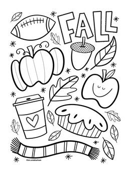 Your students will love coloring in these fall symbols. Fall Coloring Sheets, Fall Coloring, Fall Preschool, Fall Coloring Pages, Daycare Crafts, Fall Crafts For Kids, Halloween Coloring Pages, Theme Halloween, Cute Coloring Pages