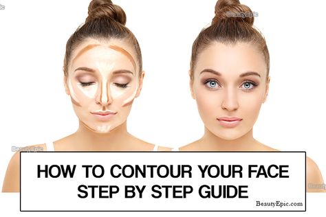 Face Makeup Steps, How To Contour Your Face, Facial Cleaning, Younger Skin, Makeup Step By Step, Skin Care Wrinkles, Contour Brush, How To Apply Foundation, Face Contouring