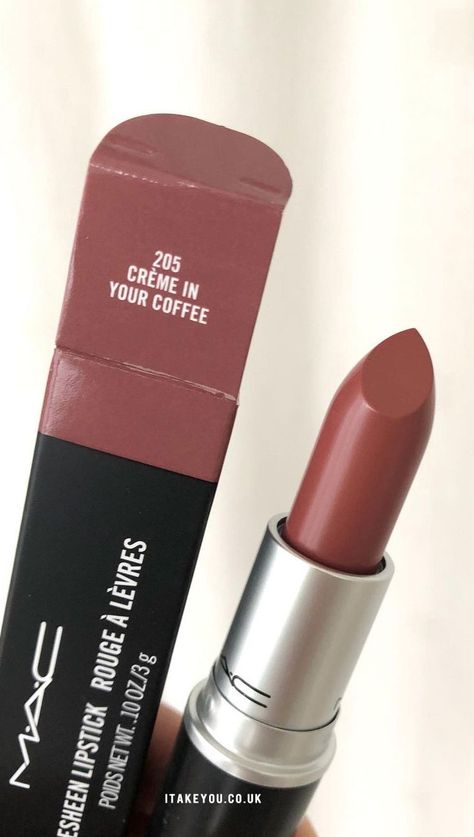 Mac Creme In Your Coffee, Classic Hybrid Lashes, Mac Makeup Lipstick, Coffee Lipstick, Hybrid Lashes, Storybook Cosmetics, Mac Lipstick Shades, Lipstick Mac, Makeup Accesories