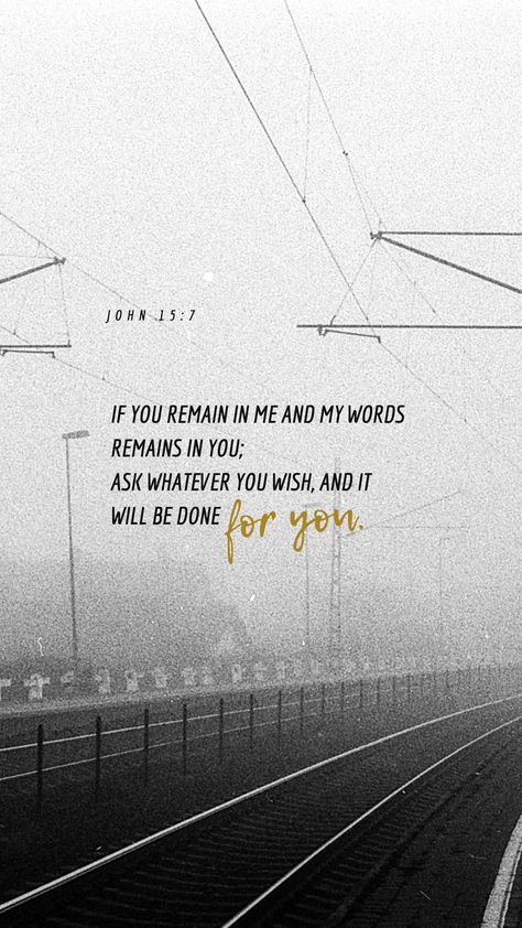 Remain In Me And I Will Remain In You, John 15 7, Life Perspective, Wisdom Bible, Woord Van God, Ayat Alkitab, Bible Love, Quotes God, Bible Words