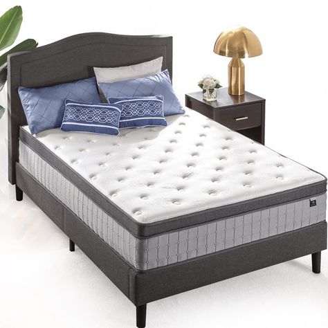 Slumber 1 by ZINUS 13” Comfort Support Pocket Spring Hybrid Mattress, Twin - Walmart.com - Walmart.com Futon Mattress, Mattress In A Box, Mattress Support, Hybrid Mattress, King Mattress, Twin Mattress, Queen Mattress, Mattress Sets, Best Mattress