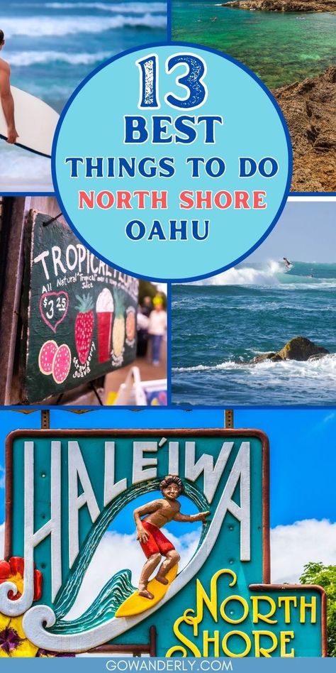 best things to do on oahu's north shore North Shore Oahu Things To Do, Oahu Trip, Oahu Things To Do, Oahu Activities, Oahu North Shore, Hawaii Trip Planning, Tropical Travel Destinations, North Shore Hawaii, North Shore Oahu