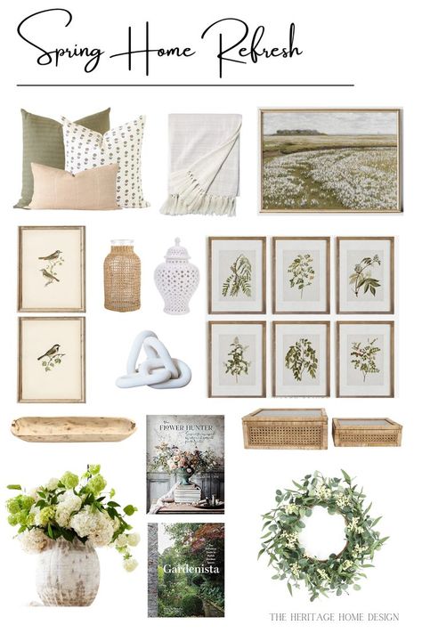 Spring Home Refresh-Home decor finds Spring Modern Decor, Home Refresh Ideas, Spring Home Refresh, Home Refresh, Spring Refresh, Spring Pictures, Spring Ideas, Styling Inspiration, Spring Home Decor