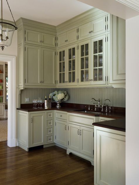 Georgian Restoration - Traditional - Kitchen - San Francisco - by EJ Interior Design, Inc. | Houzz Georgian Flat Interior, Georgian Style Kitchen, Georgian Kitchen Style, Georgian Farmhouse Interiors, Colonial Kitchen Cabinets, Georgian Interiors Traditional, Georgian Style Interiors, Georgian Restoration, Colonial House Kitchen