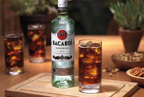 Best Rums For A Rum And Coke - Thrillist Bacardi Drinks, Coffee Catering, Rum And Coke, Cold Drinks Recipes, Good Rum, Chips And Dip, Bacardi Rum, Vodka Shots, Drink Photography