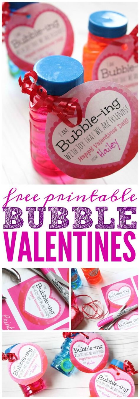 Bubbles Valentine Printable! A FREE Printable Valentines Day Idea that is candy free! Candy Free Valentines, Bubble Valentines, Feb 14th, Daycare Gifts, Pinterest Valentines, Roses Valentine, Candy Valentines, Valentines Bricolage, School Valentines