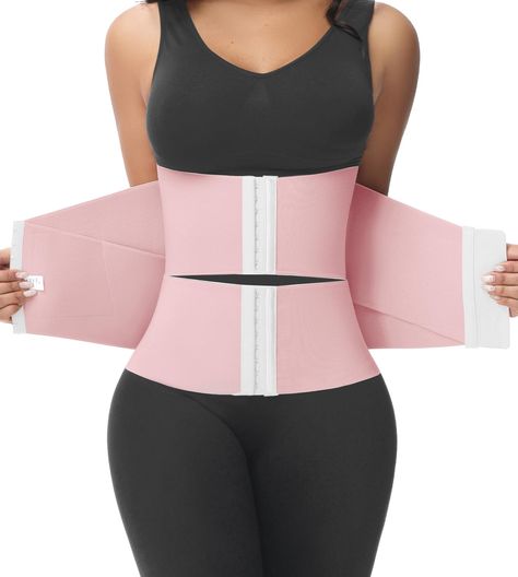 PRICES MAY VARY. Size Selection about Segmented Waist Trainer: Due to the high shaping effect of this SHAPSHE waist trainer for women, we usually recommend that you choose a size smaller. Meanwhile，we give you 3 extension hooks to help you increase the adjustable range laterally. If you have any questions after purchasing this triple wrap waist trainer, we will be happy to solve your problem Long-lasting Waist Trainer: SHAPSHE waist cincher shapewear is made of 75% nylon and 25% spandex. The bod Wrap Waist Trainer, Hourglass Waist Trainer, Workout Waist, Belly Belt, Waist Trainer Workout, Waist Shapers, Waist Trimmer, Lower Belly Fat, Relieve Back Pain