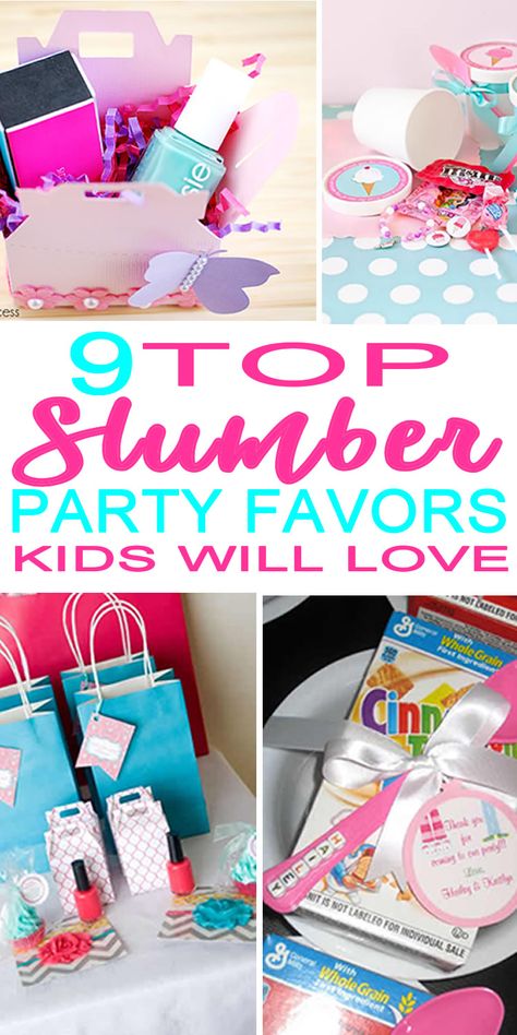 Sleepover Loot Bag Ideas, Slumber Party Favor Ideas, Sleepover Party Favor Ideas, Sleepover Goody Bag Ideas, Slumber Party Gift Bags, Sleepover Goodie Bags, Slumber Party Ideas For Girls Sleepover, Ideas For A Sleepover, Party Ideas For Teen Girls