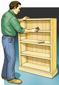 A Frame Bookshelf, Build A Bookcase, Frame Bookshelf, Bookcase Plans, Simple Bookcase, Pine Bookcase, Woodworking Tools Router, Bookshelf Plans, Used Woodworking Tools