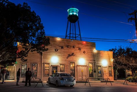 10 Things to Do When You Day Trip to Gruene, Texas | Pecan Park Riverside RV Park Gruene Hall, Gruene Texas, River Restaurant, Cozy Bar, New Braunfels Texas, Tubing River, Texas Towns, Local Bands, Weekend Activities