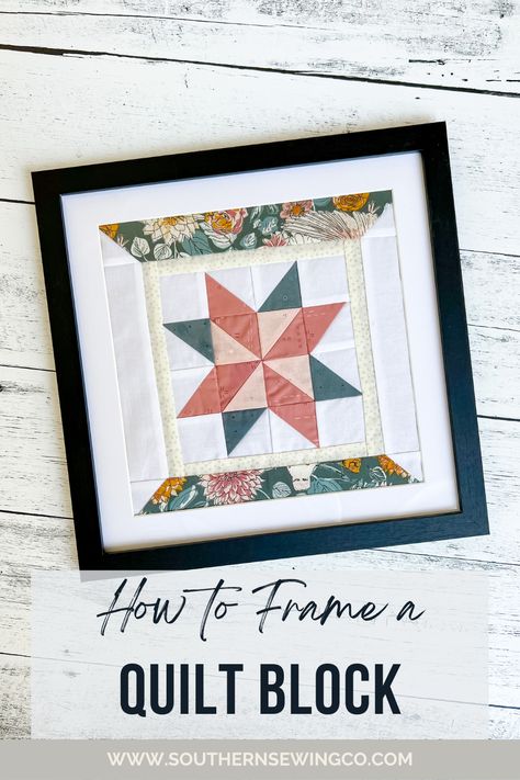 Framed Quilt Blocks, Framed Quilt, Quilting Digest, Quilt Display, Inexpensive Gifts, Room Supplies, Make A Quilt, Scrap Fabric Projects, Diy Display