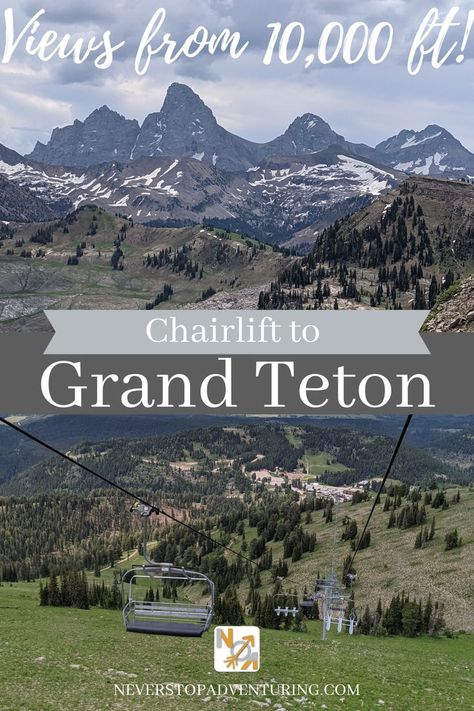 While visiting Teton Valley Idaho, we take a summer chair lift ride at Grand Targhee Resort for some spectacular views of Grand Teton! We also explore the Teton Scenic Byway and pass through the towns of Victor and Driggs Idaho. Grand Targhee Resort, Driggs Idaho, Summer Chairs, Grand Targhee, Yellowstone Trip, Jackson Wy, Scenic Byway, Amazing Views, West Side