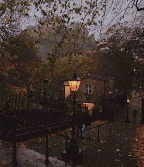 Aesthetic Late Night, Autumn Fall Aesthetic, Pictures Of Beautiful Places, Night Walk, Autumn Magic, Dark Autumn, Dark Academia Aesthetic, Fall Pictures, Fall Aesthetic