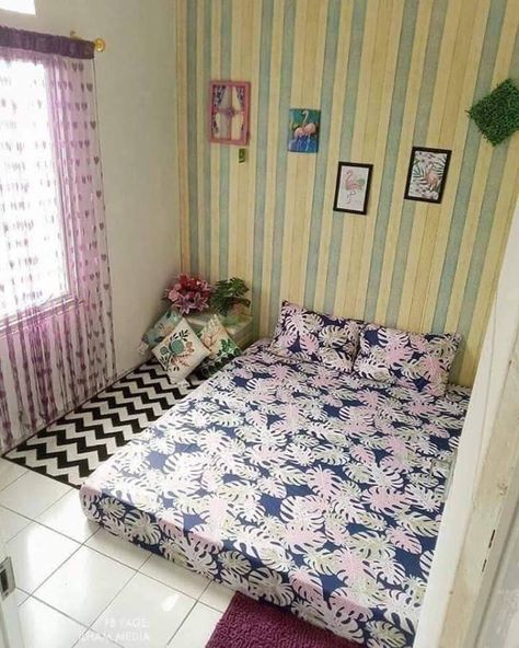 Floor Bed Ideas, Fresh Home Decor, Floor Seating Living Room, Small Bedroom Ideas For Couples, Fresh Bedroom, Colorful Room Decor, Indian Bedroom Decor, Indian Room Decor, Beautiful Bedroom Decor