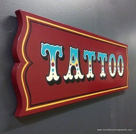 Indian Typography, Tattoo Sign, Tattoo Studio Interior, Tattoo Poster, Pop Art Tattoos, Tattoo Posters, Sugar Skull Tattoos, Tattoo Signs, Hand Lettering Inspiration