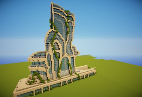 Futuristic building Minecraft Project Futuristic Minecraft, Villa Minecraft, Building Minecraft, Mega Base, Modern Minecraft, Modern Minecraft Houses, Construction Minecraft, Planet Minecraft, Build Minecraft