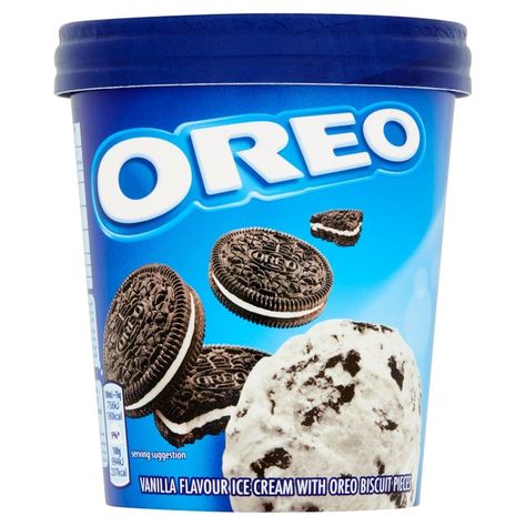 Ice Cream Tub, Iceland Food, Oreo Biscuits, Chilled Desserts, Oreo Flavors, Ice Cream Tubs, Oreo Ice Cream, Fruit Ice Cream, Yummy Ice Cream