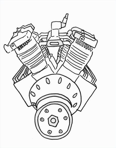 Draw a Car Engine Engine Sketch Drawings, Car Engine Drawing, Engine Sketch, Engine Drawing, Lungs Drawing, Shop Mural, Six Sided Shape, Electric Car Engine, Engine Tattoo