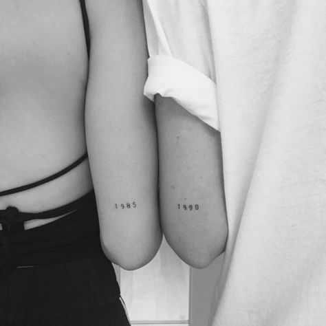 Sister Tattoos, People With Tattoos, Petit Tattoo, Tattoo Schrift, Butterfly Tattoos For Women, Sibling Tattoos, Inspiration Tattoos, Bff Tattoos, Парные Тату