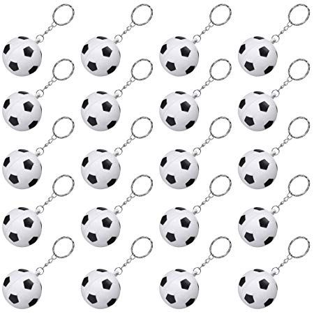 Amazon.com: 20 Pack White Soccer Ball Keychains for Party Favors, Soccer Stress Ball, School Carnival Reward, Party Bag Gift Fillers (Soccer Ball Keychains, 20 Pack): Toys & Games Gift Fillers, Baseball Keychains, Sports Centerpieces, Soccer Banquet, Banquet Ideas, School Carnival, Carnival Prizes, Party Table Settings, Football Gifts