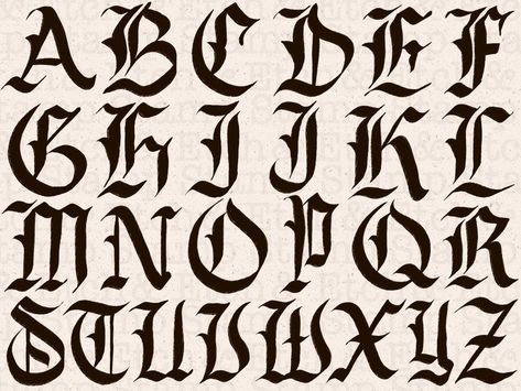 Old English Calligraphy Svg Letters, Old Style Calligraphy Clip Art, Svg Cut Files, Png Alphabet Files, Hand Lettered SVG, Sublimation Files English Calligraphy Letters, Old English E, Old English Calligraphy, Gangster Letters, Svg Letters, Old English Alphabet, Calligraphy Cursive, Hand Lettering Alphabet Fonts, Calligraphy Letters Alphabet