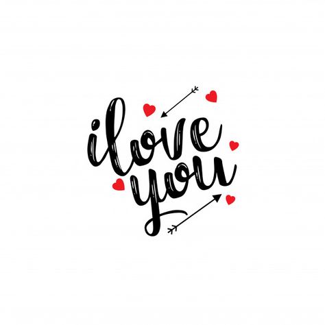 Te amo la tipografía | Vector Gratis I Love You Calligraphy, I Love You Balloons, Loving You Letters, I Love You Lettering, I Love You Words, Love You Cute, I Love You Images, Love You Images, Love Yourself Quotes