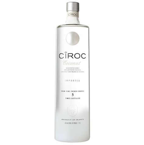 ciroc coconut vodka Ciroc Coconut, Coconut Vodka, Ciroc Vodka, Infused Vodka, Flavored Vodka, Tropical Fruits, Vodka Bottle, Natural Ingredients, Vodka