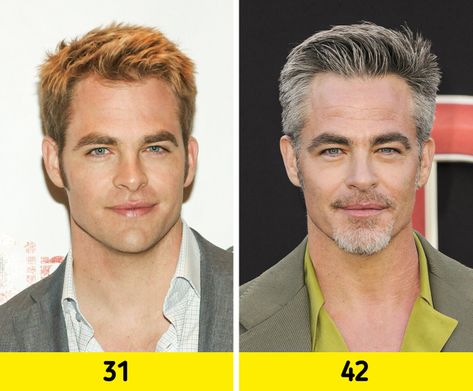 Silver Foxes: 18 Male Celebrities Who Rock the Grey Hair with Style Silver Haired Man, Grey Hair Celebrities, Silver Foxes Men, Silver Foxes, Male Celebrities, Silver Fox, The Grey, Grey Hair, Celebrities Male