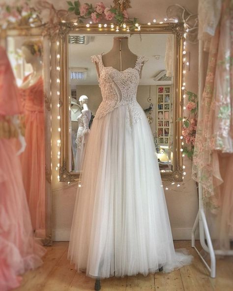 Joanne Fleming Design (@joanneflemingdesign) • Instagram photos and videos Wedding Dress Angel, Beaded Swan, Angel Wedding Dress, Ballerina Wedding Dress, Ivory Tulle Skirt, Joanne Fleming, Angel Dresses, Wedding Dress Beaded, Allure Wedding Dresses