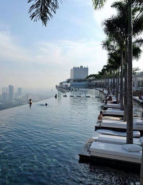 Singapore Sling, Infinity Pools, Dream Hotels, Hotel Pool, Beautiful Pools, Palau, Infinity Pool, The Roof, Dream Destinations