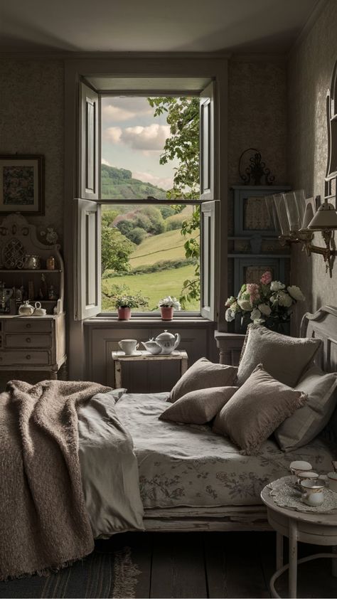 British Countryside British Cottage Interior, British Country Style, Countryside Decor, British Cottage, Country Style Bedroom, British Country, Timeless Interiors, Cottage Interior, British Countryside