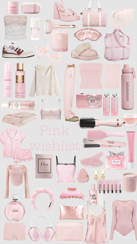 Pink Wishlist, Girl Essentials, Dream Items, Girly Pop, Pink Lifestyle, Pretty Pink Princess, Preppy Stuff, Pink Things, Cute Lazy Day Outfits