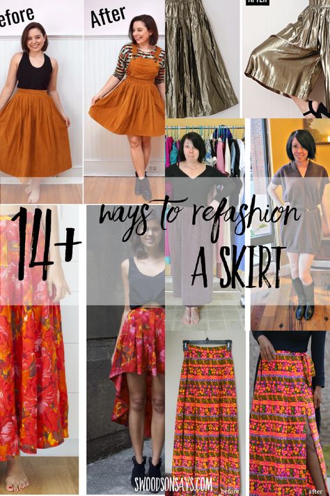 Skirt Refashion Upcycle, Maxi Skirt Upcycle Diy, Upcycle Maxi Skirt, Diy Dress Makeover, Refashion Clothes Upcycling, Sew Upcycle, Sewing Upcycled Clothing, Skirt Refashion, Upcycle Dress