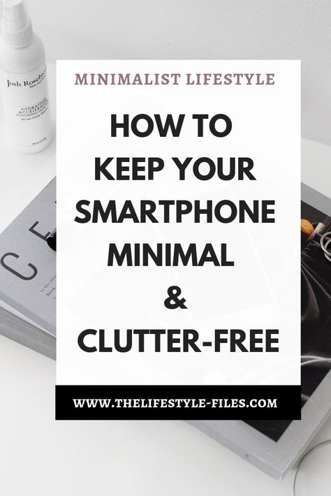 Digital minimalism 101 - How to declutter and organize your smartphone /// decluttering / minimalism / simple living / simplify your life / organize your life / smartphone / intentional living / decluttering tips Organizing Iphone Home Screen Simple, Planning To Get Pregnant, Tech Savy, Digital Clutter, Digital Minimalism, Outlook Calendar, Iphone Storage, Decluttering Tips, Computer Tips