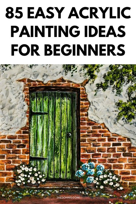 Acrylic Painting Ideas On Canvas, Acrylic Painting Ideas For Beginners, Learn Acrylic Painting, Easy Acrylic Painting Ideas, Easy Landscape Paintings, Fall Canvas Painting, Acrylic Painting Inspiration, Acrylic Painting Ideas, Painting Ideas For Beginners