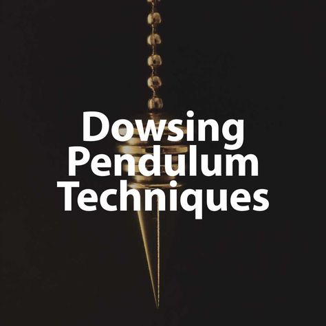 Dowsing Pendulum Techniques {How to Use & Questions To Ask} How To Make Your Own Pendulum, Pendulum Dowsing Chart, Dowsing Rods How To Use, Dousing Rod, Pendulum Questions To Ask, Well Digging, Divining Rods, Dowsing Chart, Energy Universe