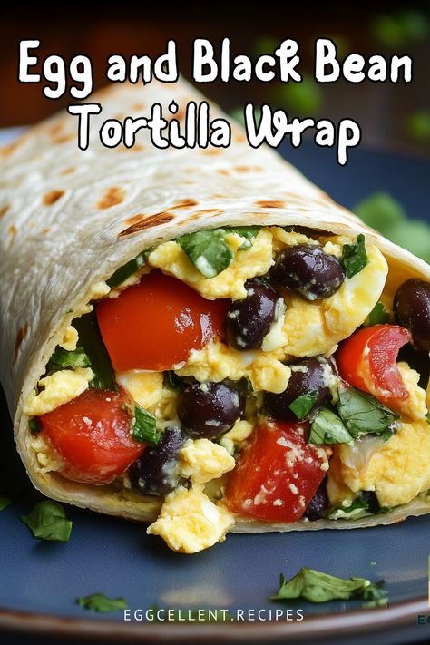 If you’re looking for a quick and delicious meal that’s both filling and nutritious, the Egg and Black Bean Tortilla Wrap is an ideal choice. #Egg and Black Bean Tortilla Wrap #southwest potato, black bean & egg wrap #black bean wrap #black bean wrap recipes #black bean wraps vegetarian #black bean wraps recipes healthy #black bean lettuce wraps #chicken black bean wraps #black bean taco wraps #mexican black bean wrap #black bean hummus wrap Bean Lettuce Wraps, Healthy Eggs Breakfast, Black Bean Wraps, Breakfast Ideas Healthy Eggs, Black Bean Wrap, Brunch Menu Ideas Easy, Lettuce Wraps Chicken, Eggs Breakfast Recipes, Black Bean Tortilla