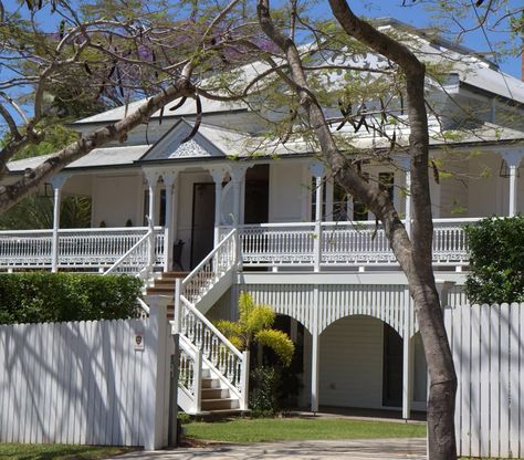 Queenslander Houses on Instagram: “Looking fabulous in Hamilton, Brisbane. #queenslanderhouses #brisbanehouse #australianhouses #australianhomes #queenslander…” Old Queenslander Homes Exterior, Old Queenslander Homes Interiors, Queenslander Homes Interior, Queenslander Homes Exterior, Queenslander House, Australian Homes, House Inspo, Future House, Brisbane