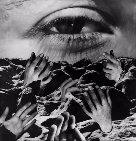 “The Lady Of Dreams”: Surreal Vintage Photo Collages From The No-Photoshop Era By Grete Stern Grete Stern, Herbert Bayer, Kaz Brekker, Paint Photography, Creepy Pictures, Collage Techniques, Max Ernst, Black And White Film, Joan Miro