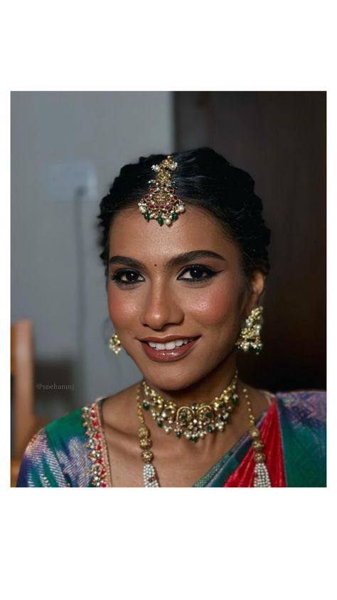 Shadi Makeup, South Indian Bridal Makeup, Bridal Makeup Indian, Indian Makeup Looks, Indian Princess, Indian Makeup, Indian Bridal Makeup, Princess Aesthetic, Indian Bridal