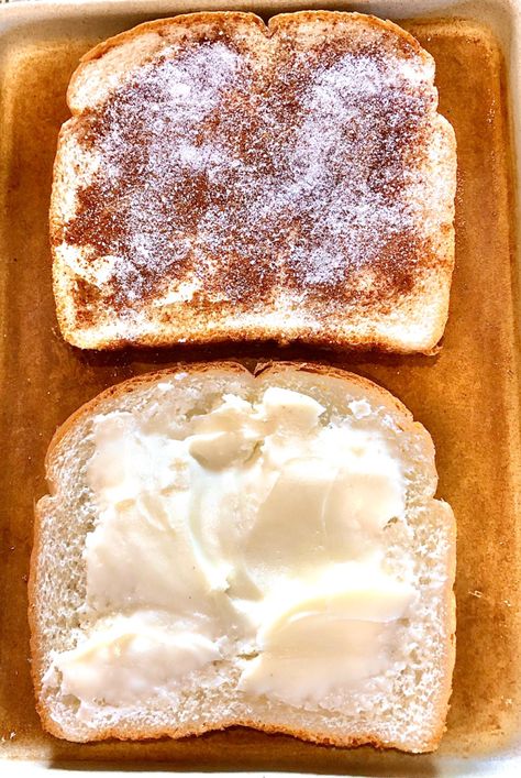 Grannie�’s Old Fashioned Cinnamon Toast – Oven Cinnamon Toast, Cinnamon Toast Air Fryer, Cinnamon Toast In Oven, Milk Toast Old Fashion, Cinnamon And Sugar Toast, Cinnamon Toast Bread, Best Cinnamon Toast Recipe, Homemade Cinnamon Toast, Baked Cinnamon Toast