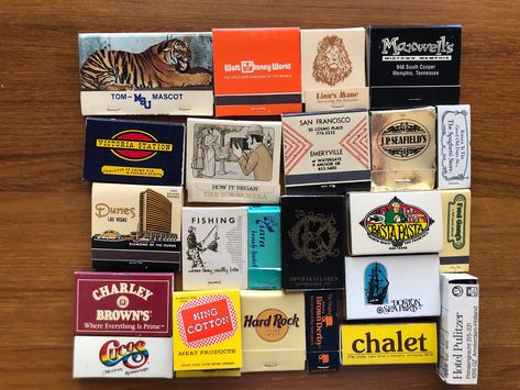 Vintage Matchbooks | Set of 10 or 20 | Vintage Matchboxes | Mystery Matches | Travel Souvenirs | Awesome Collectable Matches | Match Bundle Vintage Matches, Vintage Matchbooks, Victoria Station, Travel Candles, Light Candles, Lion Mane, Grand Rapids Mi, Tile Coasters, Travel Souvenirs