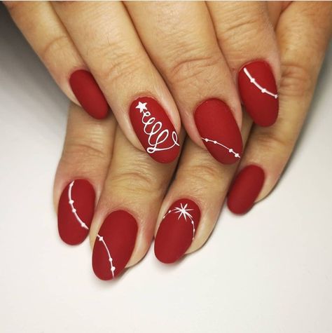 Nail Art Natale, Nail Noel Christmas, Nails Natal, Trending Christmas Nails, Short Christmas Nails, Nails For 2023, Christmas Nail Design, Christmas Nail Art Ideas, December Nails