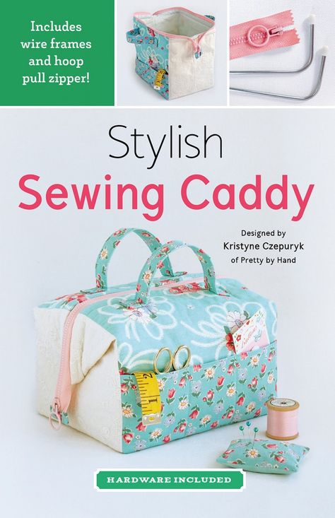 Sewing Caddy, Sewing Essentials, Tote Bags Sewing, Foundation Paper Piecing, Tote Pattern, English Paper Piecing, Wire Frame, Sewing Skills, The Wire