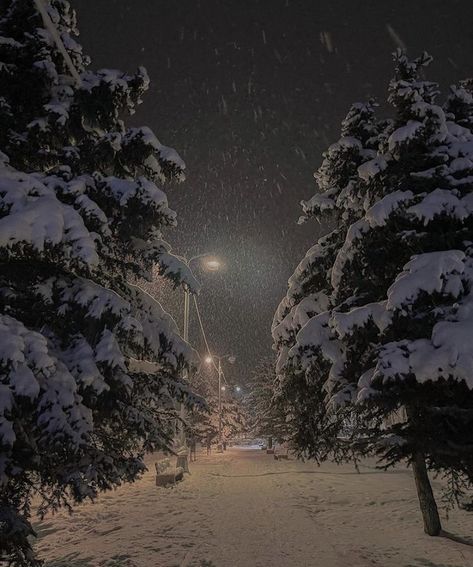 Ranboo Core, Sleep Playlist, Snow Night, Winter Inspo, Winter Love, Dark Winter, Night Vibes, Winter Scenery, Snowy Day