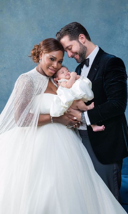 baby-serena-and-alexis-wedding Serena Williams Wedding, Serena Williams Husband, Armenian Wedding, Venus And Serena Williams, Middleton Wedding, African Wedding Dress, Back Wedding Dress, Blue Wedding Dresses, New Orleans Wedding