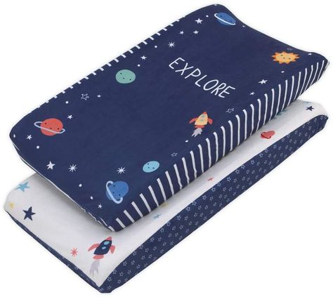 Nikki Baby, Changing Pad Covers, Space Themed Nursery, Space Baby, Space Nursery, Inspirational Text, Diaper Changing Pad, Themes Photo, Themed Nursery